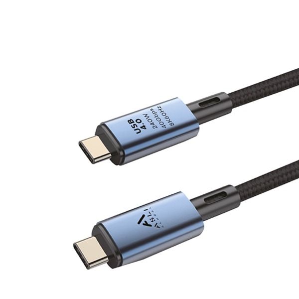 Asli Global Power Wire Ultra Cable 1m USB-C to USB-C 240W 40Gbps 8K60 Hz Asli Global Power Wire Ultra Cable 1m USB-C to USB-C 240W 40Gbps 8K60 Hz